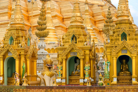 shwedagon 帕亚，仰光缅甸