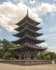 日本京都塔河津宝塔在京都,日本照片