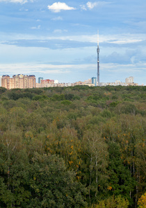 秋季城市公园