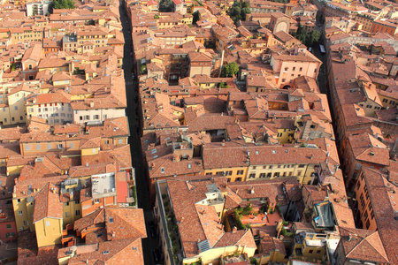 博洛尼亚，意大利屋顶风景
