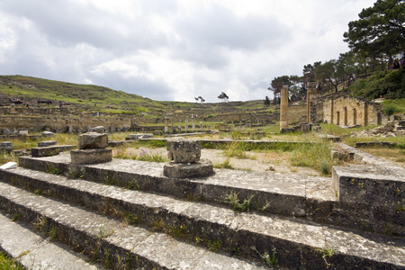 卡米罗斯在罗兹的希腊小岛的这座古城