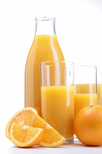 孤立的橙汁