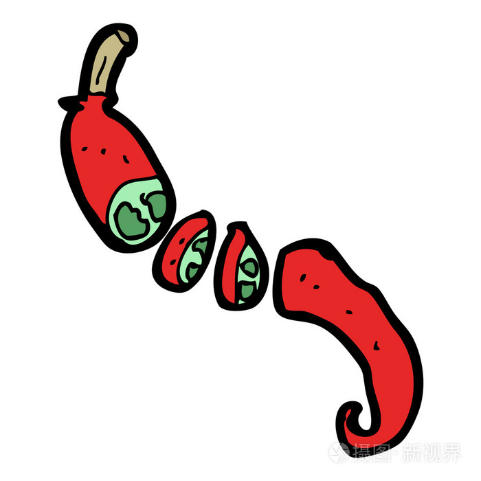 卡通辣椒