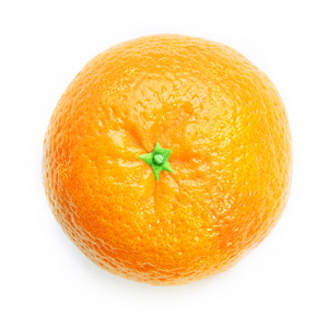 孤立的成熟橙色