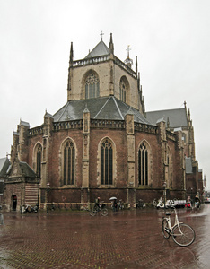 中世纪教会圣巴夫在荷兰哈勒姆