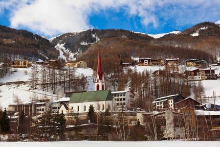 高山滑雪度假村 solden 奥地利