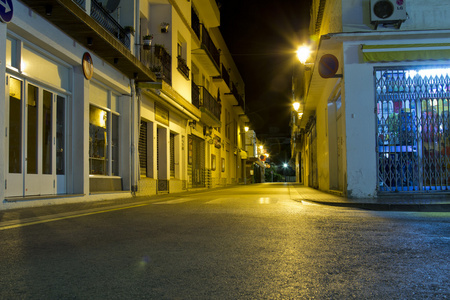 夜晚的街道 gorodatossa de mar