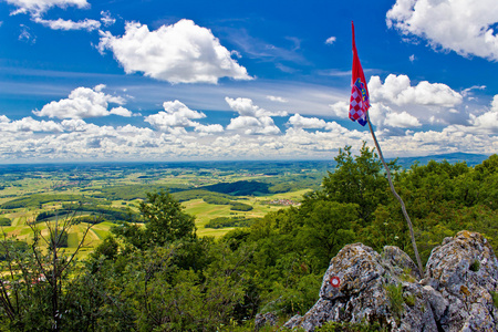 kalnik 山景从顶部