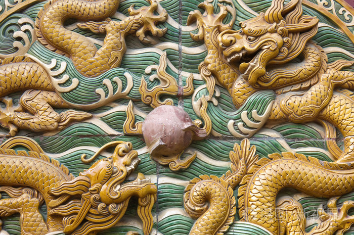 好龙墙照片-正版商用图片1agd7n-摄图新视界