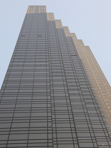 在纽约城的摩天大楼