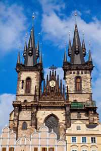tyn 教会，布拉格，捷克共和国
