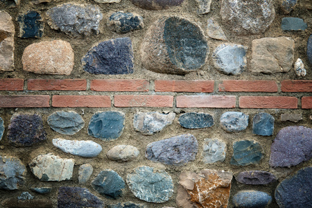 粗糙的石头墙体砖装饰