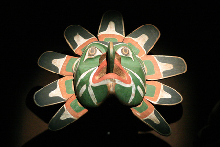 木雕皇家不列颠哥伦比亚博物馆 维多利亚，不列颠哥伦比亚省，加拿大