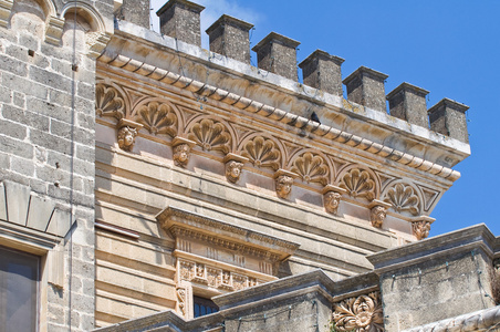 Acquaviva castle. Nard. Puglia. Italy.