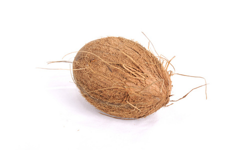 Coconut exotic tropical fruit nut palm fruits  two coconut
