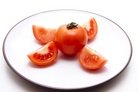 新鲜灌木番茄图片