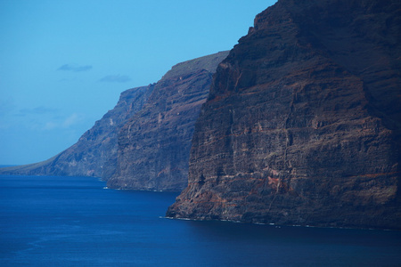 西班牙巨人 acantilados de 洛斯 特内里费岛的悬崖