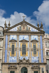 圣伊尔德丰索巴洛克式教堂在葡萄牙波尔图