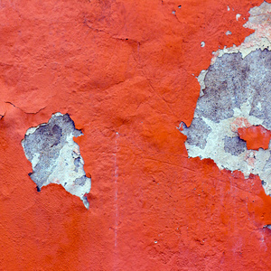 红色 grunge 墙背景