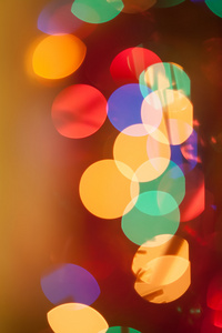 christmaslight 的抽象圆形散景背景