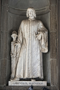 佛罗伦萨乌菲齐雕像洛伦佐伊尔曼菲科