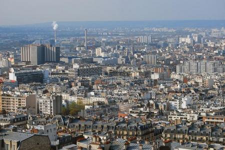 工厂 城市 法国 欧洲 高的 天际线 行业 法国人 建筑学
