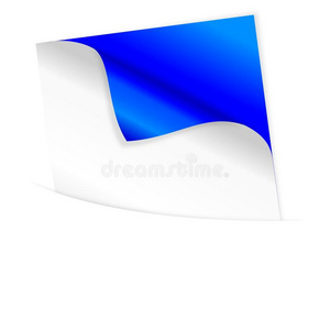 折角蓝纸
