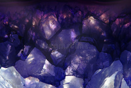 紫水晶蓝底色