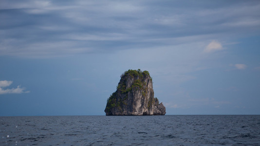 美丽的热带山