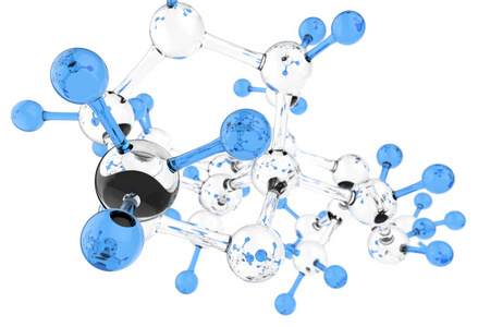 分子玻璃 3d 颜色