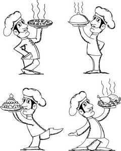 厨师卡通