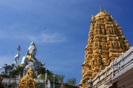 在 murudeshwar 卡纳塔克 印度主湿婆神雕像