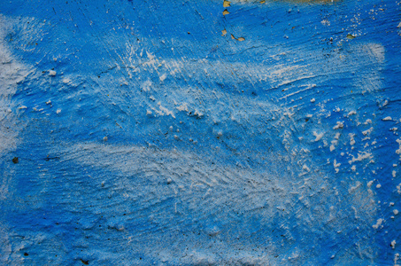 蓝色彩绘的墙背景