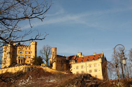 高天鹅堡城堡或宫高天鹅堡德国