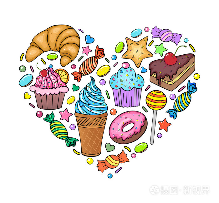 糖果插画-正版商用图片1bbsri-摄图新视界