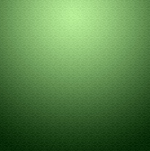 多彩饰品绿色背景插画