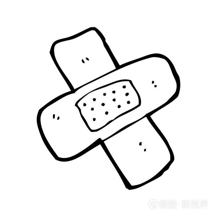 创口贴卡通插画-正版商用图片1bdrg6-摄图新视界