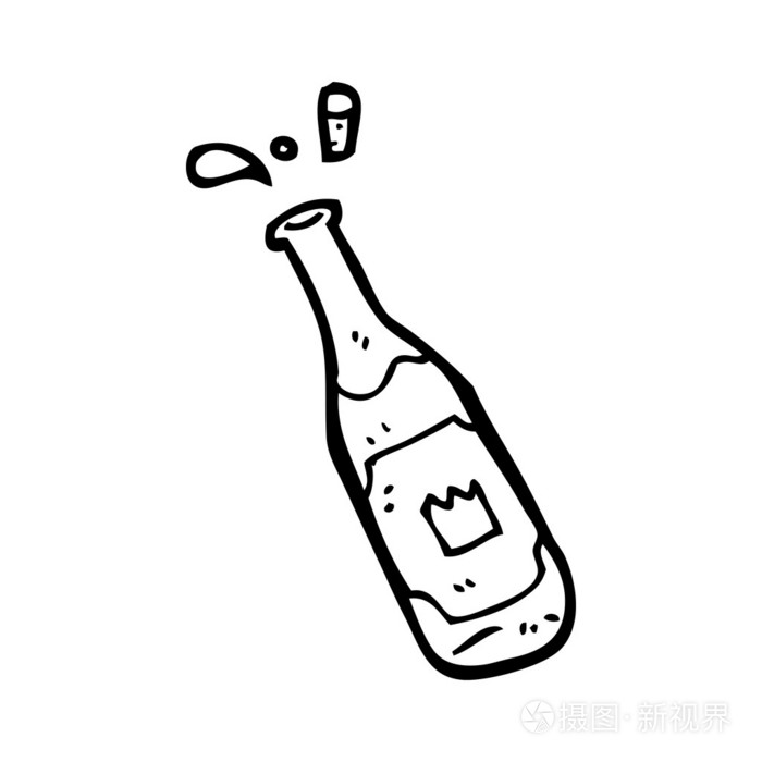 葡萄酒瓶卡通