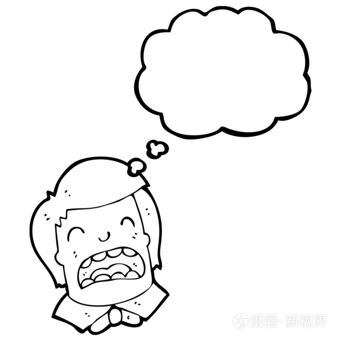 流口水的男人