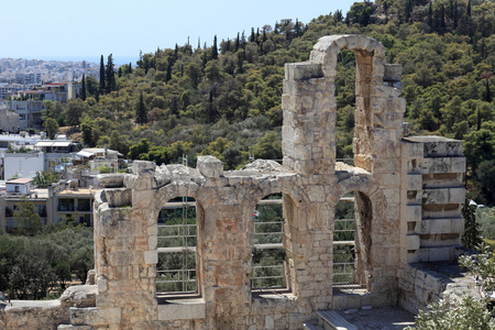 元素墙的剧场 herodes atticus