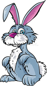可爱兔兔卡通形象