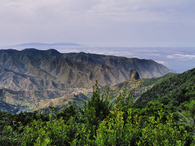 vallehermoso，拉戈梅拉，加那利群岛西班牙