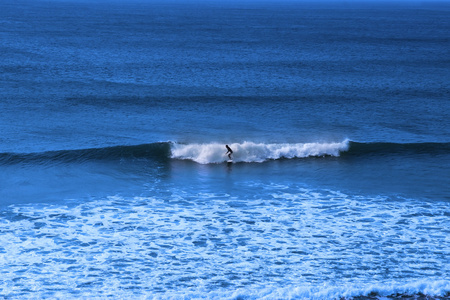 冲浪蓝色大西洋