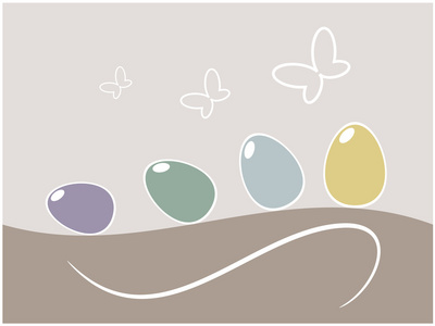 复活节彩蛋背景图