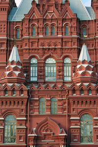 片段的伪俄罗斯风格的建筑