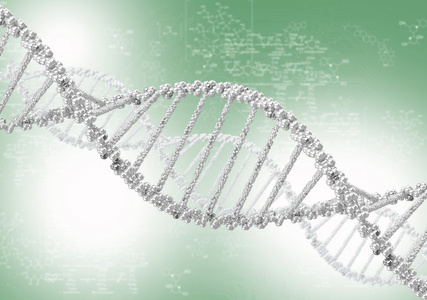 dna 螺旋结构的彩色背景