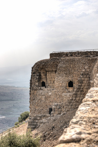 在以色列的城堡废墟