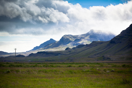 南冰岛山风景