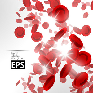 eps 背景与红色的血液细胞