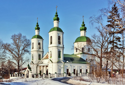 莫洛德 俄罗斯的村子里复活大教堂